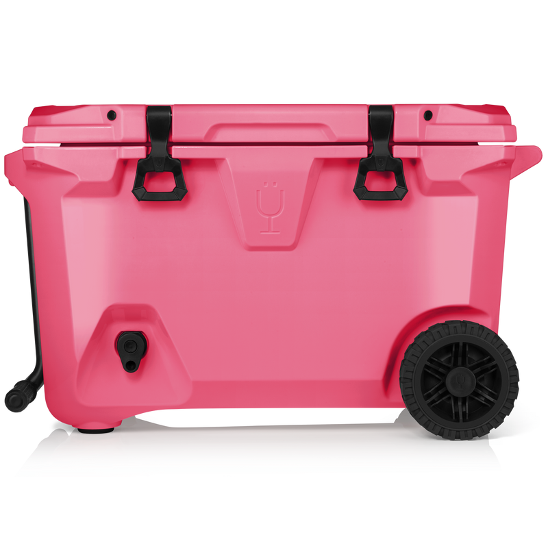 BrüTank 55-Quart Rolling Cooler | Neon Pink A2