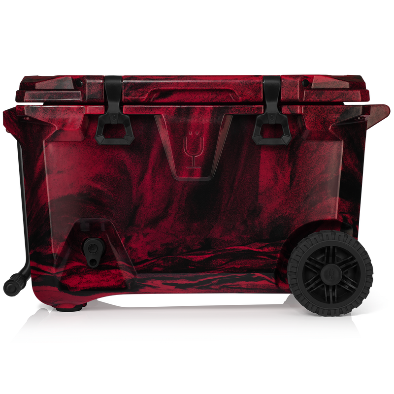 BrüTank 55-Quart Rolling Cooler | Red & Black Swirl R3