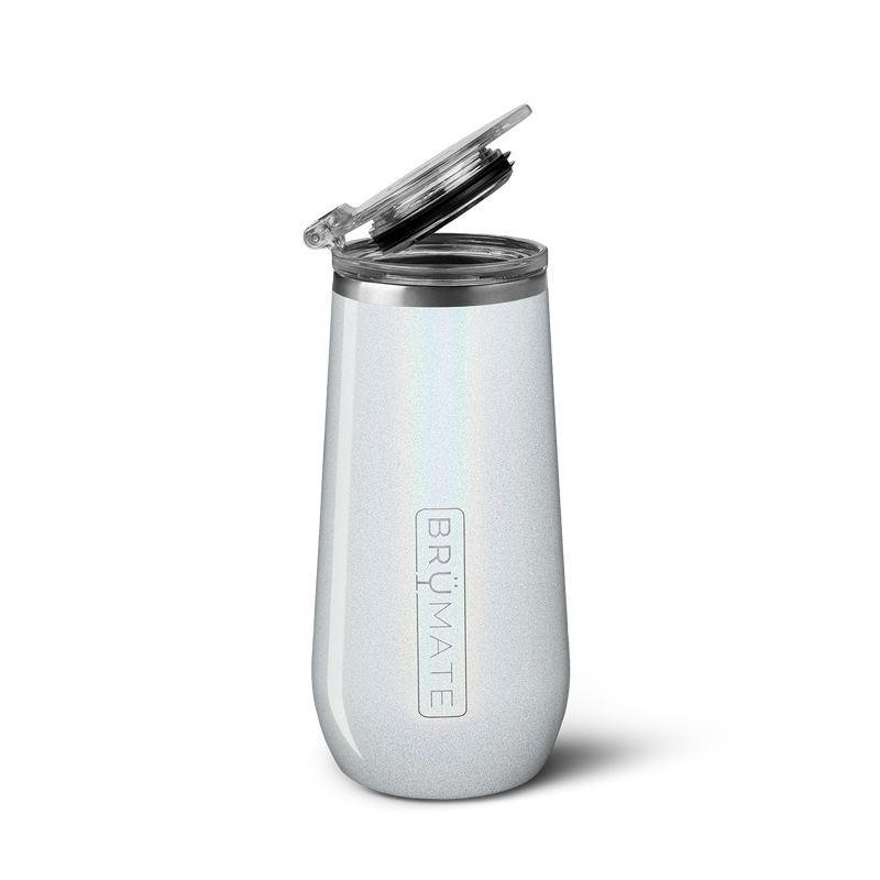 Champagne Flute | Glitter White | 12oz M0