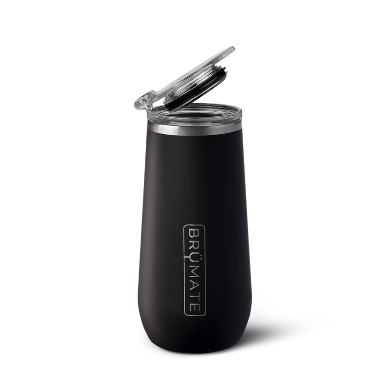 Champagne Flute | Matte Black | 12oz V8